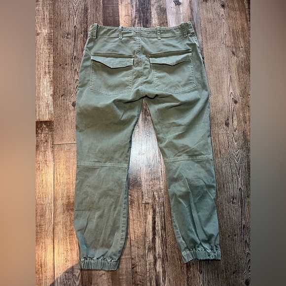 Nili Lotan Military Green Cotton Jogger Women’s Size 2 - Picture 7 of 10